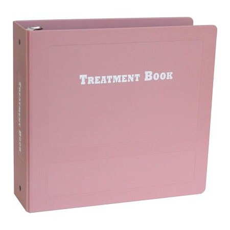 Omnimed Omnimed 2-1/2 Treatment Book Binder, Side Open, Mauve 205030